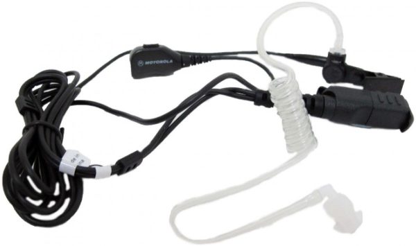 PMLN7269 - Kit de vigilancia 2 cables con auricular, rápido desconectado, negro