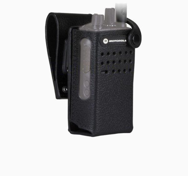 PMLN5868 - Estuche de cuero duro 2,5" giratorio para radio sin pantalla
