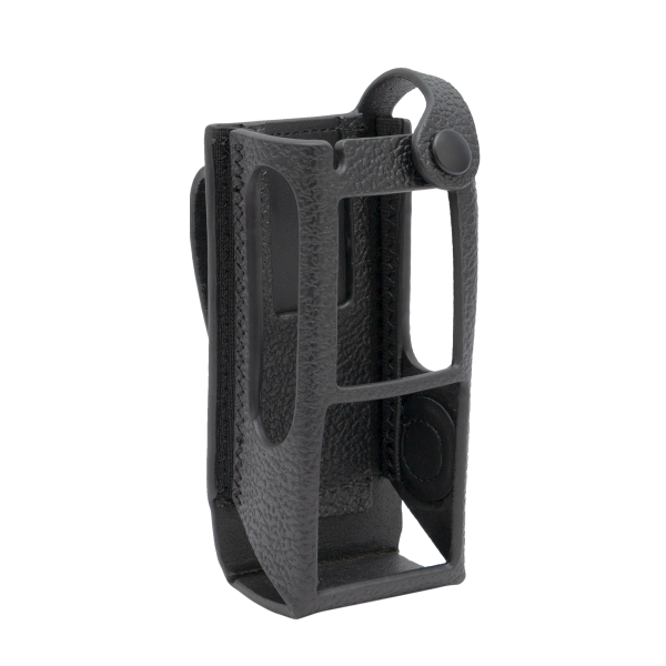 PMLN8301 - Estuche rígido de cuero con presilla fija para cinturón de 3 pulgadas. Fijo (display)
